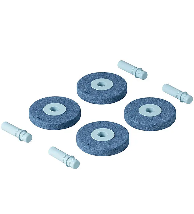 Lage Kosten MODU 4x Foam Wheels - 4-pack - Deep Blue/Sky Blue