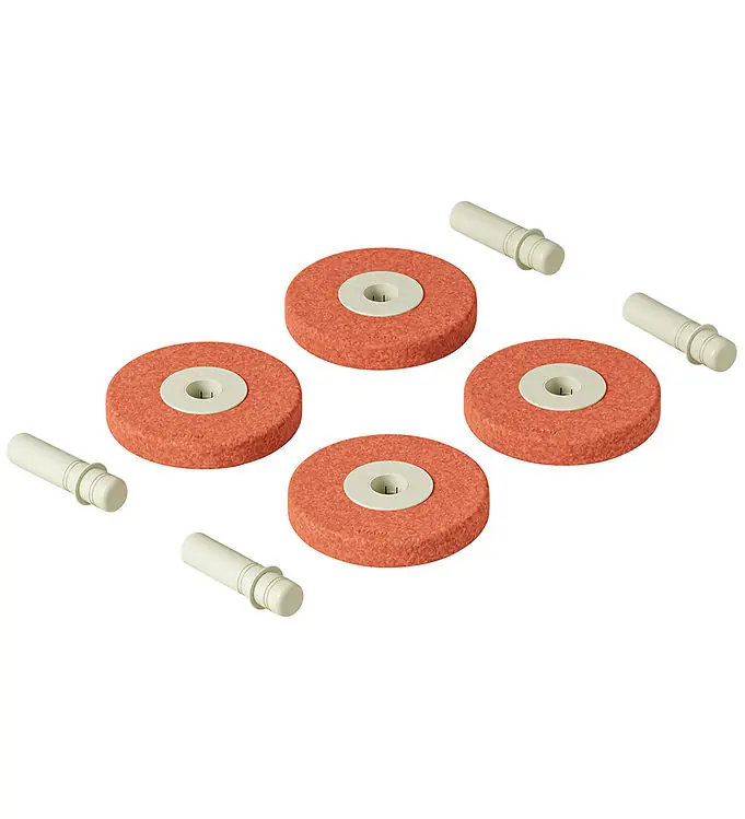 Laatste Kans MODU 4x Foam Wheels - 4-pack - Burnt Orange/Dusty Green