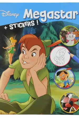 Snelle Levering Megastar Kleurboek m. Stickers - 128 pagina's - Disney