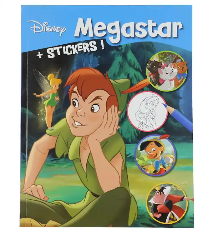 Snelle Levering Megastar Kleurboek m. Stickers - 128 pagina's - Disney