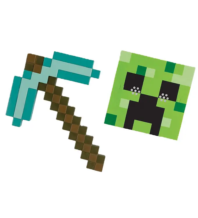 Tijdelijk Beschikbaar Disguise Kostuum - Minecraft houweel en Misschien