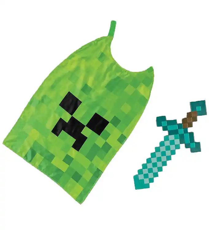 Disguise Kostuum - Minecraft Zwaard en mantel Merkproduct