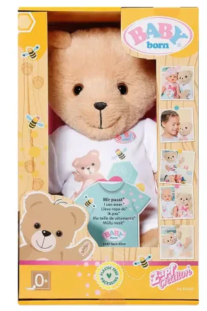 Baby Born Knuffel - Beer - 36 cm - Wit Superprijs