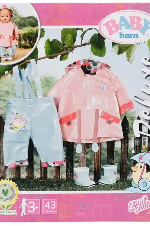Exclusieve Aanbieding Baby Born Poppenkleding - Deluxe - Regenkledingset