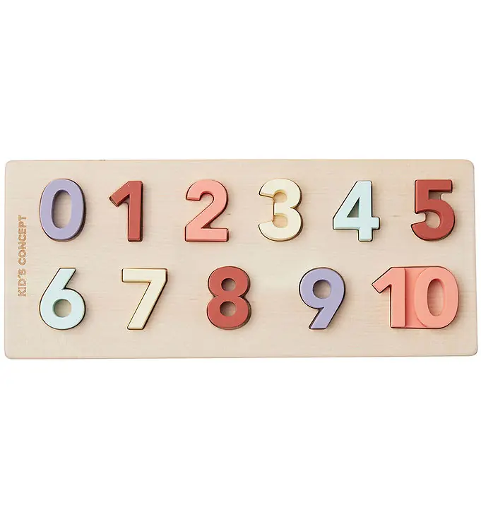 Kids Concept Puzzel - 0-10 - Hout Lage Prijs