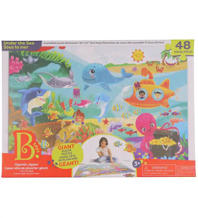 B. toys Vloerpuzzel - 48 Bakstenen - Onder de zee Beperkt Aanbod