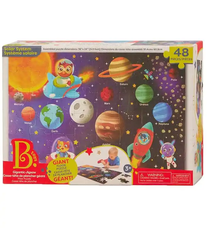 Koopje B. toys Vloerpuzzel - 48 Bakstenen - Het zonnestelsel