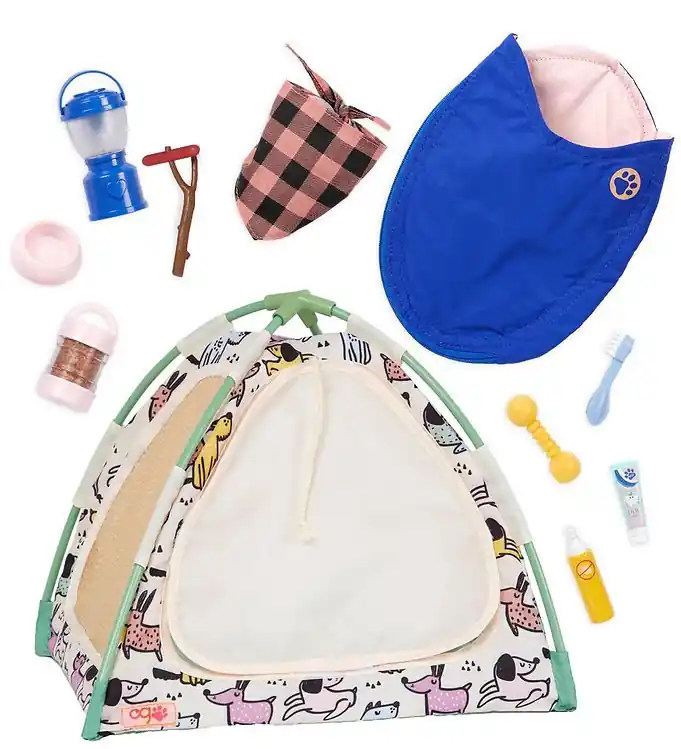 Goedkoop Our Generation Accessoires - Kampeerset voor huisdieren