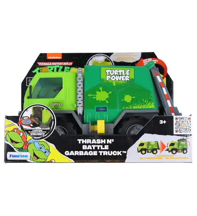 Nu Kopen Turtles Vuilniswagen m. Geluid/Licht - Thrash N' Battle Garbage