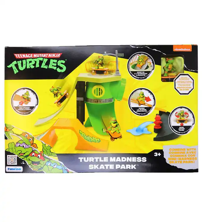 Direct Verzonden Turtles Speelset - Turtle Madness Skate Park
