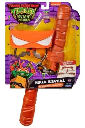 Turtles Kostuum - Ninja onthullen - Michelangelo's Nunchaku Bestel Nu