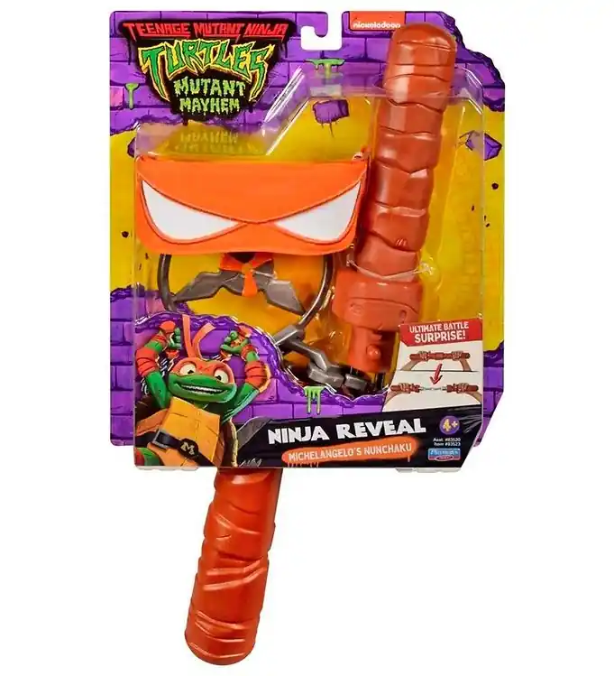 Turtles Kostuum - Ninja onthullen - Michelangelo's Nunchaku Bestel Nu