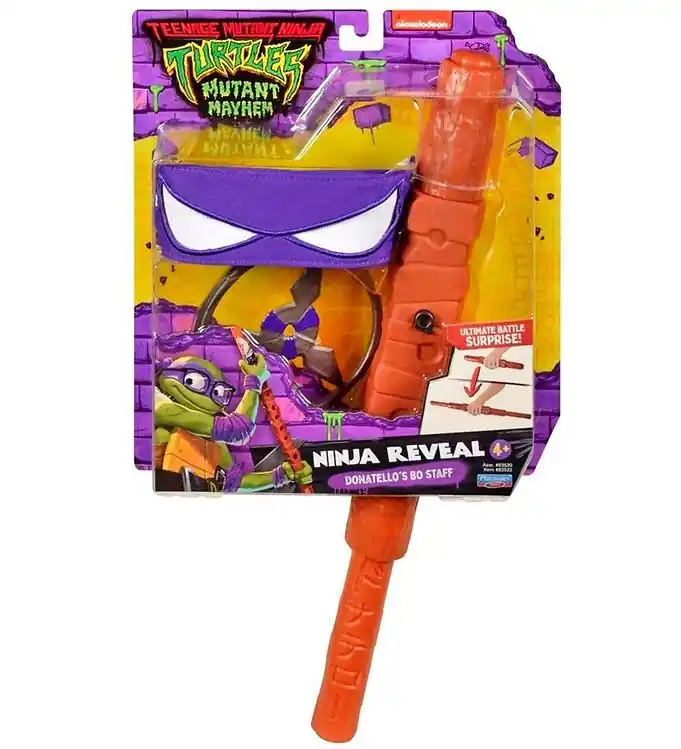 Direct Verzonden Turtles Kostuum - Ninja Reveal - Donatello's Bo Staf