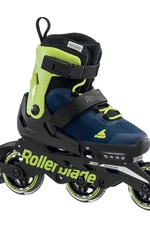 Rollerblade Rolschaatsen - Microblade 3WD - Blue/Limoen - In Alleen Vandaag
