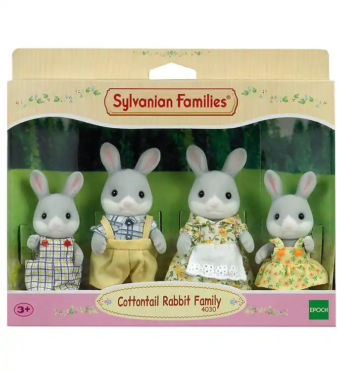 Sylvanian Families - Cotton Tail Rabbit Family - 4030 Bestel Nu