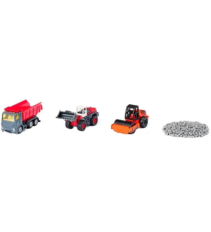 Siku Cadeauset - 4 Onderdelen - 8 cm - Wegwerkzaamheden Flitsaanbieding