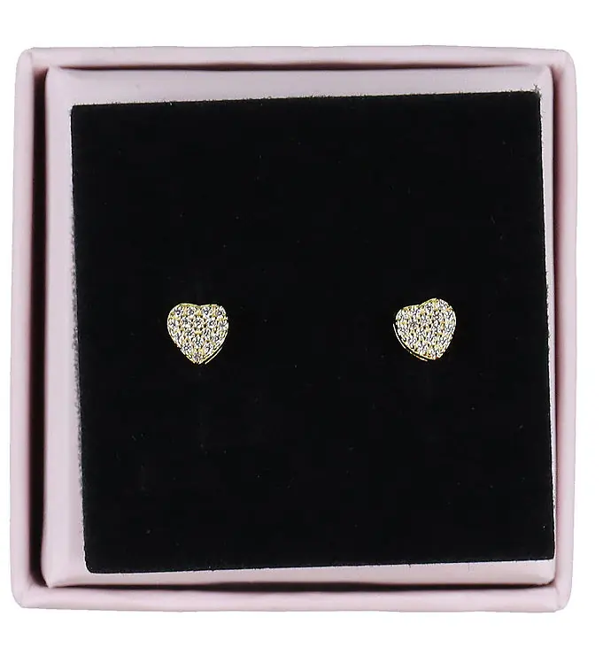 MillaVanilla Oorbellen - Hart Glitter - Goud Veilige Betaling