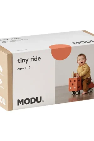 MODU Loopwagen - Tiny Ride - 10 Onderdelen - Burnt Orange/Dusty Uitverkoop