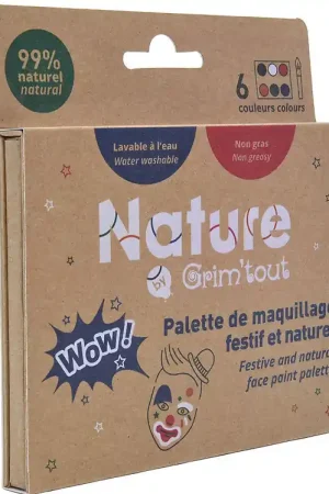 Grim Tout Schmink - 6 Kleuren m. Kwast - Wow Beste Prijs