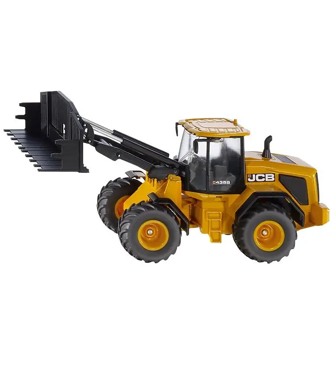 Beperkte Voorraad Siku Wiellader - JCB 435S Agri - 1:32 - Oranje