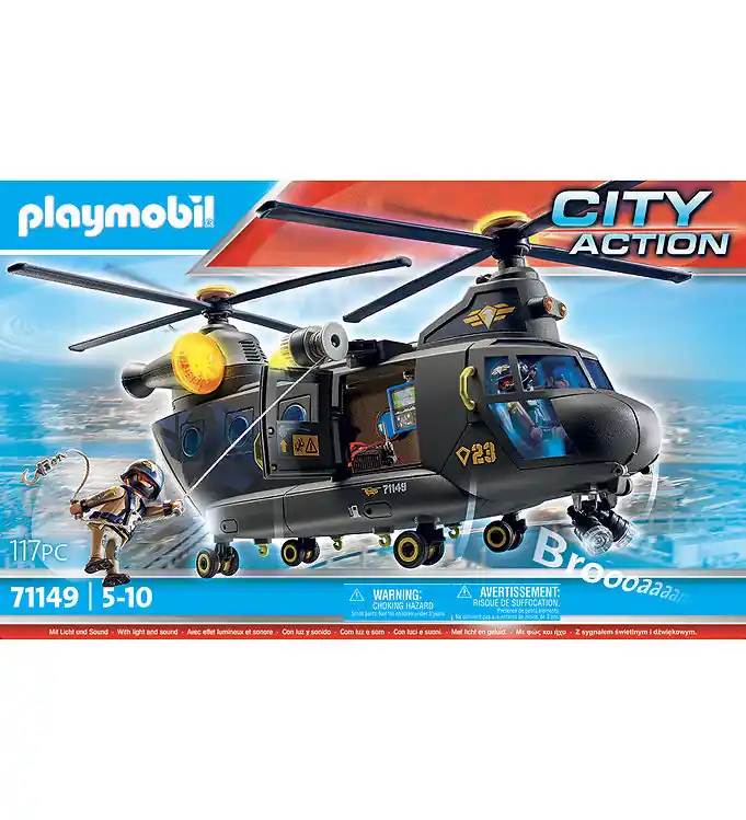 Dagaanbieding Playmobil City Action - SWAT-reddingsvliegtuig - 71149 - 117 Ond