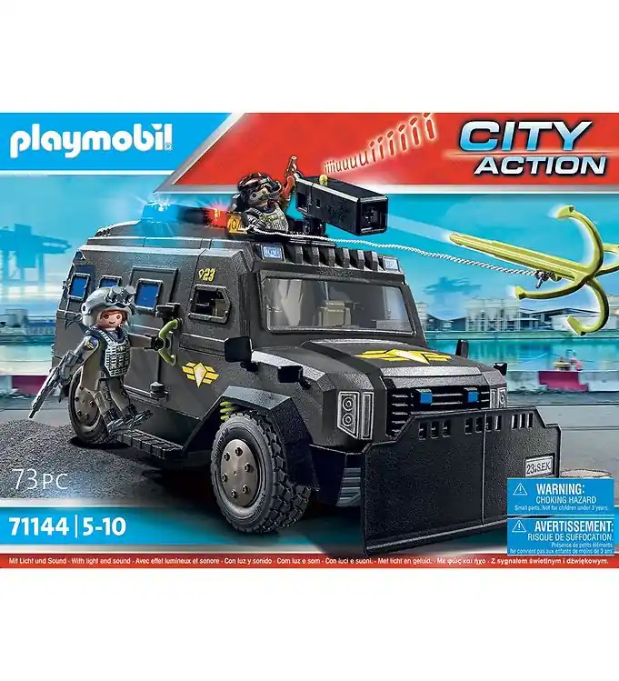 Playmobil City Action - SWAT-ATV - 71144 - 73 Onderdelen Merkproduct