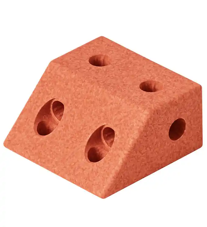 Koop Online MODU Blok Hoek - 20x20x10 cm - Burnt Orange