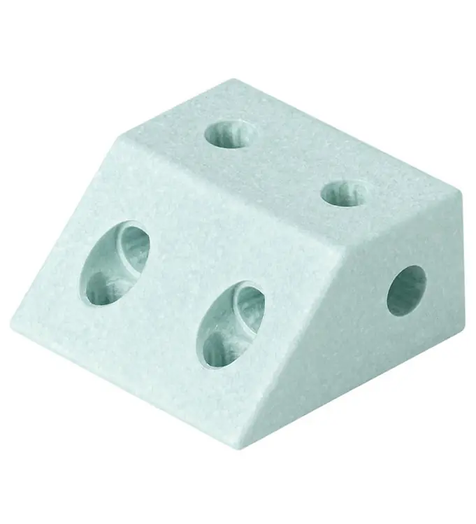 Betrouwbaar MODU Blok Hoek - 20x20x10 cm - Ocean Mint