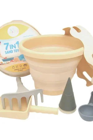 Laatste Versie Compact Toys Strandset - 7 Onderdelen - Beige