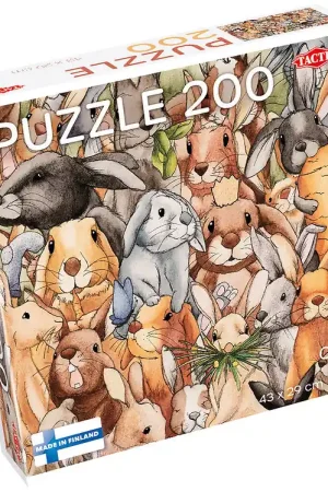 Koop Online TACTIC Puzzel - 200 Bakstenen - 43x29 cm - Konijnen