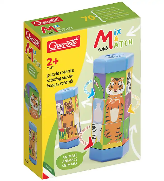 Op = Op Quercetti Roterend Puzzel - Mix & Match - 2582