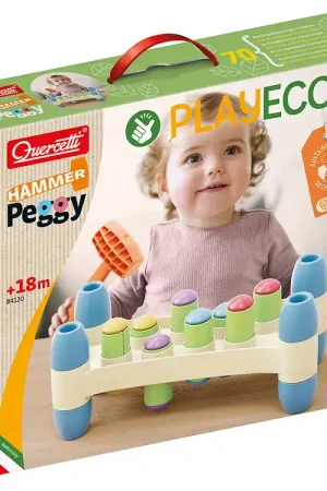 Quercetti Werkbank - PlayEco+ - 34 Onderdelen - 84120 Veilige Betaling