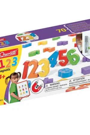 Gratis Retour Quercetti Magnetisch Nummers en Wiskunde - 123 - 48 Onderdelen -