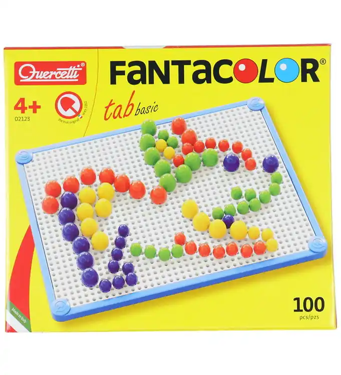 Laatste Kans Quercetti Plakmozaïek - Fantacolor - 100 Onderdelen - 02123