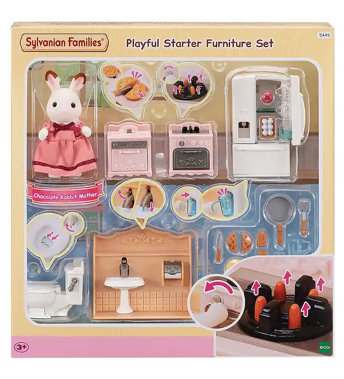 Sylvanian Families - Playful Starter Furniture Set - 5449 Populair