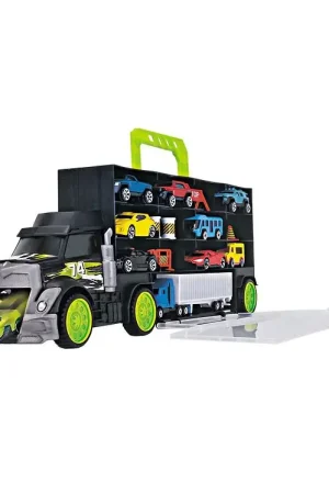 Weekendaanbieding Dickie Toys Vrachtwagen m. Auto´s - Carry & Grote Vervoer