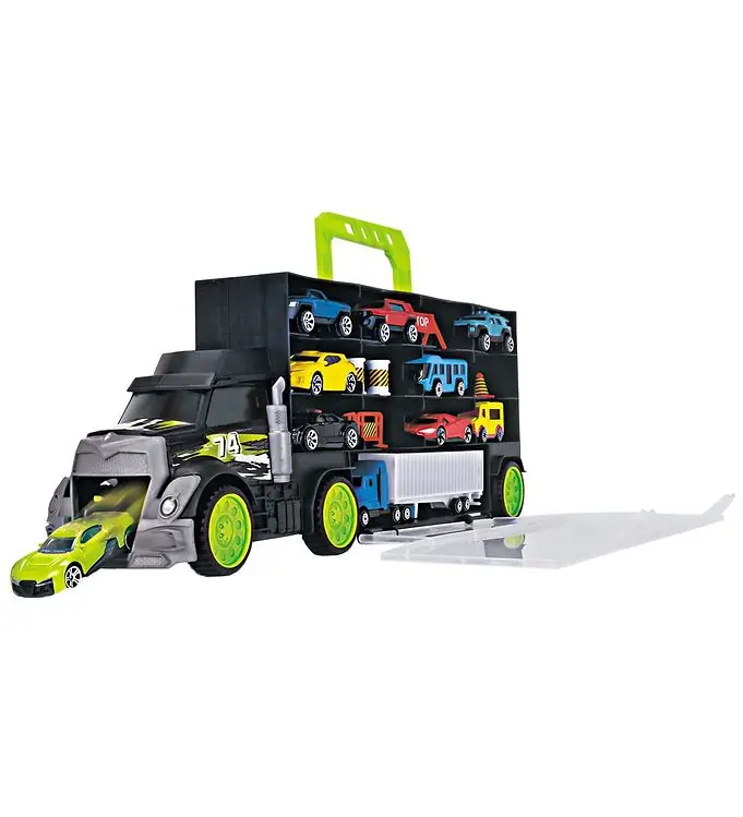 Weekendaanbieding Dickie Toys Vrachtwagen m. Auto´s - Carry & Grote Vervoer