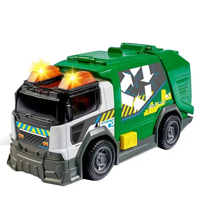 Favoriet Dickie Toys Werkvoertuig - Vuilniswagen - Licht/Geluid