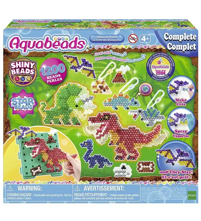 Aquabeads Kralenset - 1200+ st. - Dinosaur World Express Levering