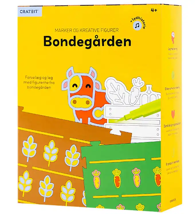 Aanbieding Crateit Creatieve Speelset - Hout - De Boerderij - Audioverhaal