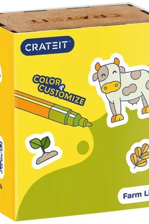 Crateit Creatieve Speelset - De Boerderij - Hout - Dierenvriende Shop Nu