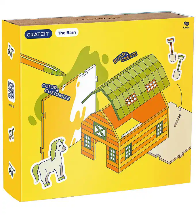 Crateit Creatieve Speelset - De boerderij - Hout - Het leven in Koop Online