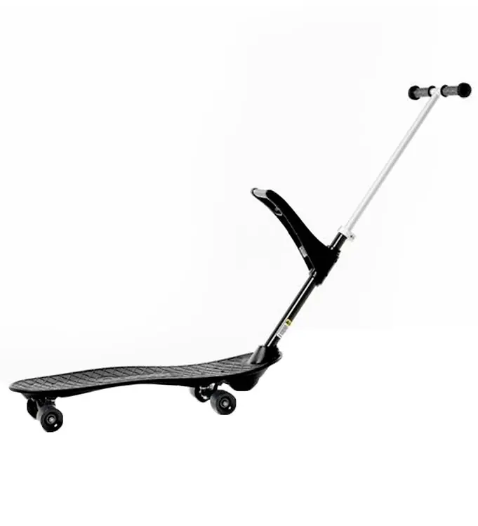 Ookkie Skateboard - Kids Leerling Skateboard - Zwart Finale Uitverkoop