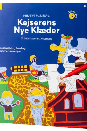 Beperkt Aanbod Crateit Puzzel - Hout - De nieuwe kleren van de keizer - 36 Baks