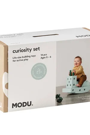 Rechtstreeks Van De Fabrikant MODU Nieuwsgierigheid Set - 14 Onderdelen - 50x30x20 cm - Ocean