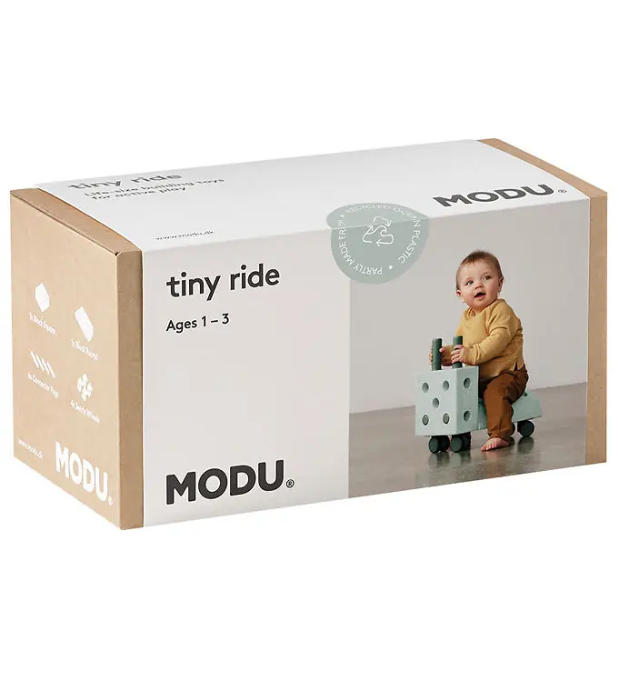 Alleen Vandaag MODU Loopwagen - Tiny Ride - 10 Onderdelen - 40x20x36 cm - Ocean