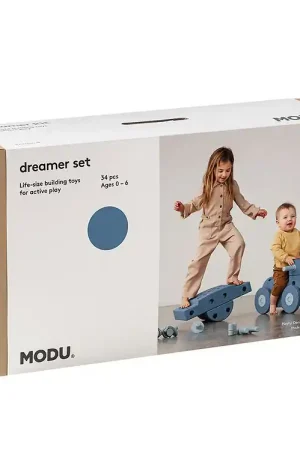 Op = Op MODU Dromer Set - 34 Onderdelen - 70x40x20 cm - Deep Blue/Sky Bl
