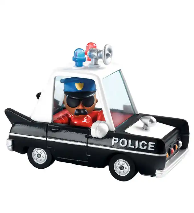 Koop Vandaag Djeco Auto - Crazy Motors - Schiet op Police