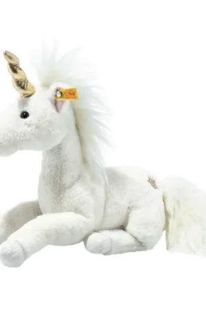 Steiff Knuffel - 27 cm - Unicorn - White Direct Verzonden