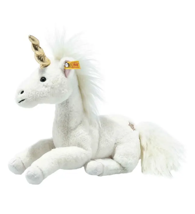 Steiff Knuffel - 27 cm - Unicorn - White Direct Verzonden